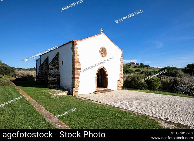 Nossa Senhora de Guadalupe church, 13th century maritime church, near Raposeira in the Vila do Bispo district, Algarve, Faro district, Portugal