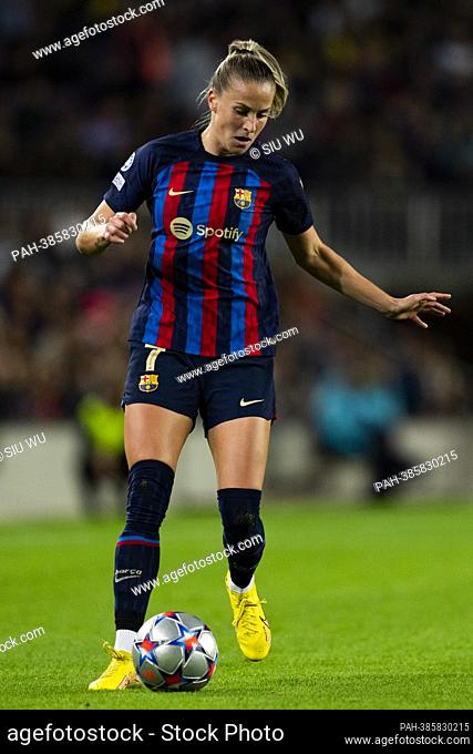 Crnogorcevic (FC Barcelona) in action during the Women?s Champions League football match between FC Barcelona and Bayern Munich