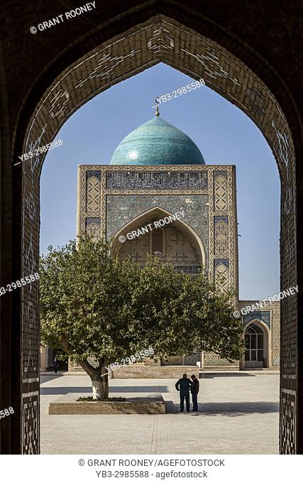 The Inner Courtyard Of The Kalyan Mosque, Bukhara, Uzbekistan