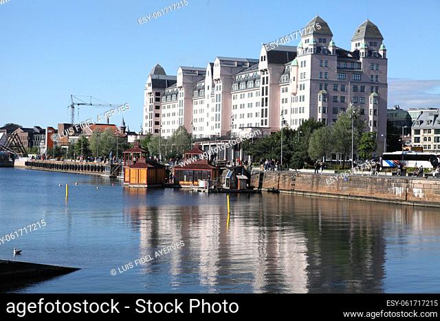 Oslo, the capital of Norway, is located on the southern coast of the country at the head of the Oslo Fjord. It is famous for its green areas and museums