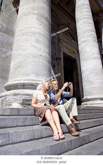 Couple taking a picture