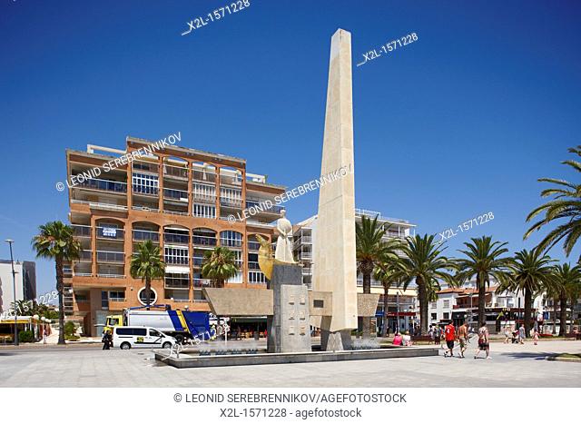 King Jaume James I Monument. Salou, Catalonia, Spain