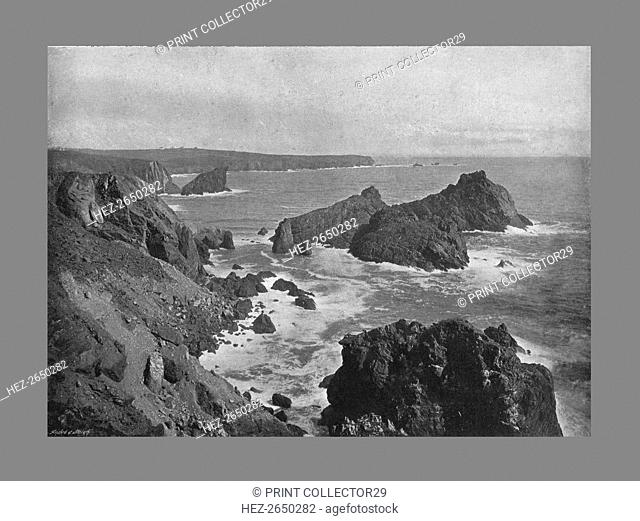 Old Lizard Head and Kynance Cove, c1900. Artist: Frith & Co