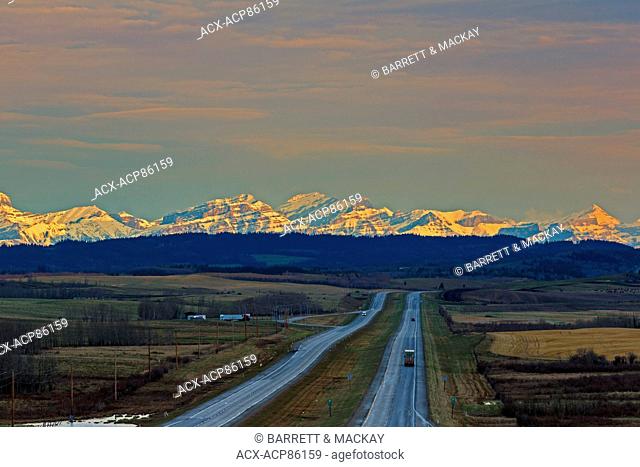 Trans-Canada highway, Rockey View County, Division No. 6, Cowboy Trail, Alberta, Canada