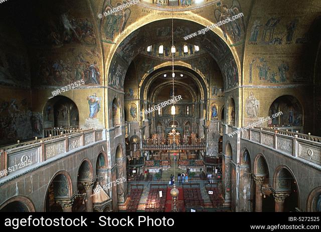 St Mark's Basilica, Basilica San Marco, Venice, Italy, Europe