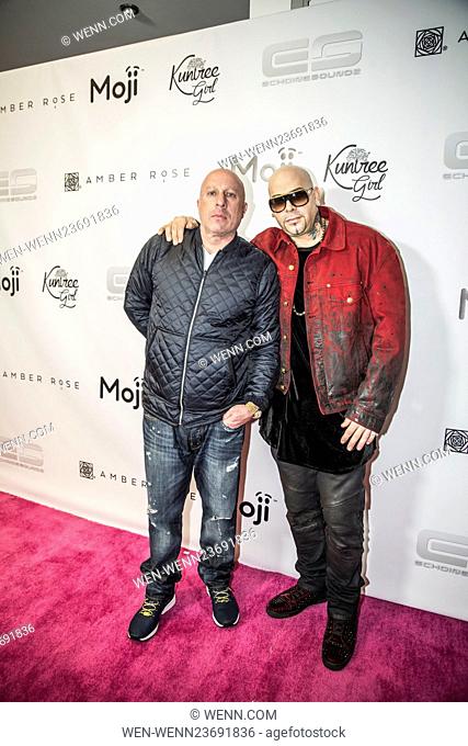 These are pics from Amber Rose's ""Muva Moji"" Emoji Launch last night at Dave & Busters Hollywood The event was sponsored by Vlado Footwear Celebrity guests...