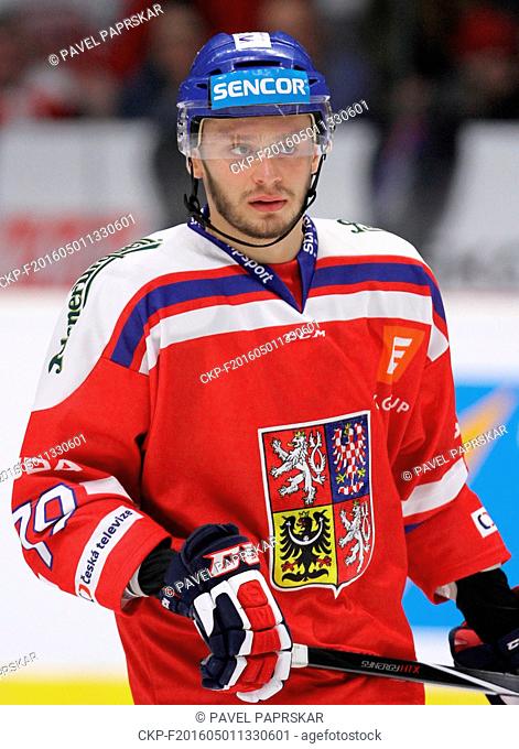 Tomas Zohorna - Czech hockey player in Znojmo, Czech Republic, April 29, 2016. (CTK Photo/Pavel Paprskar)