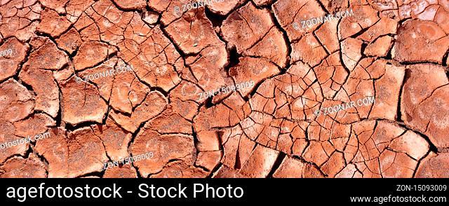 Dry mud background texture. Global Warming concept banner