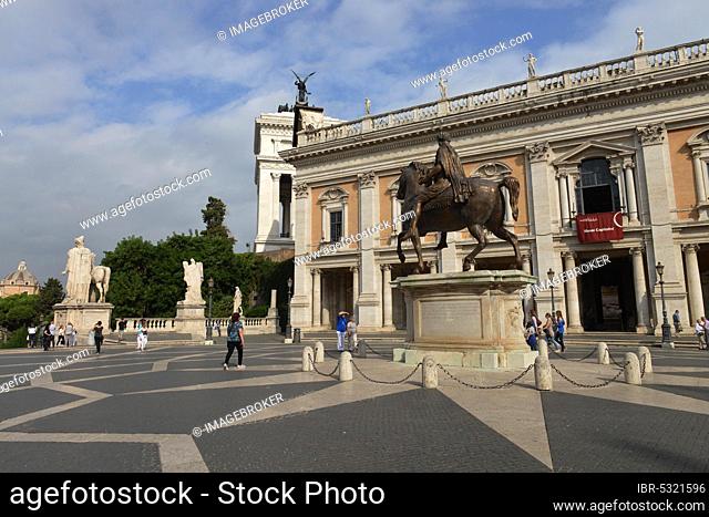 Piazza del Campidoglio, Capitol Square, Rome, Italy, Europe