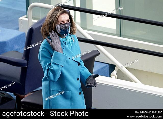 Speaker Nancy Pelosi (D-Calif.) is seen prior to the 59th Presidential Inauguration on Wednesday, January 20, 2021 at the U.S