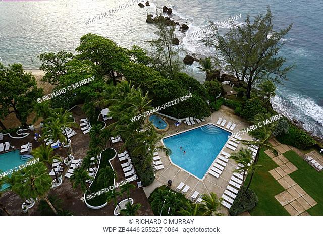 The Condado Plaza Hilton hotel Swimming Pools-San Juan, Puerto Rico
