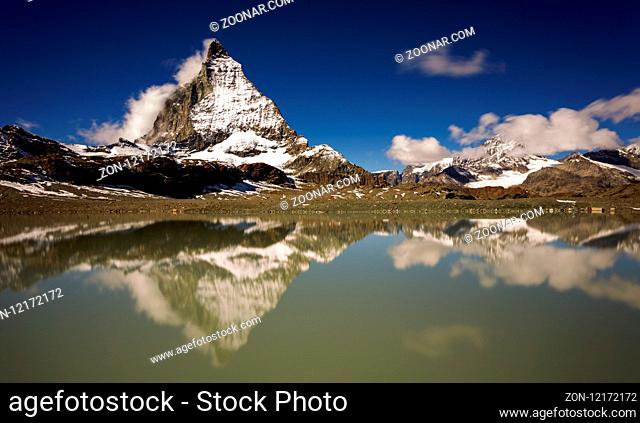The Alpine region of Switzerland, Theodulgletschersee