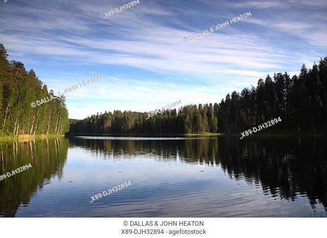Finland, Region of Southern Savonia, Savonlinna, Punkaharju Ridge, Punkaharju Nature Reserve, Saimaa Lake District, Lake Pihlajavesi