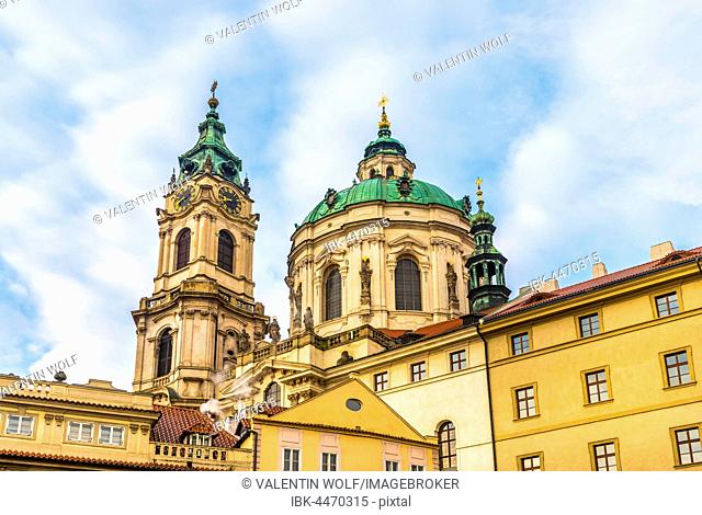 St. Nicholas Church, Kostel sv. Mikuláše, historic centre of Prague, Bohemia, Czech Republic