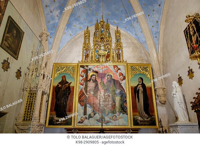 Oratory, 1877, Monasterio de Miramar, Valldemossa, Mallorca, balearic islands, Spain