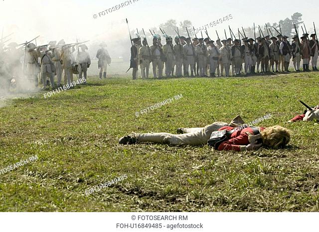 Re-enactment of Attack on Redoubts 9 & 10 where the major infantry action of the siege of Yorktown took place. General Washington's armies captured two British...