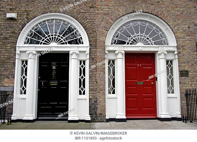 Merrion Square doors, Dublin, Ireland