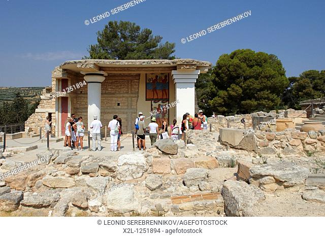 The South Propylaeum  Knossos Palace, Crete, Greece