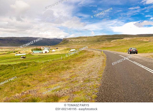 Asphalt route - Iceland