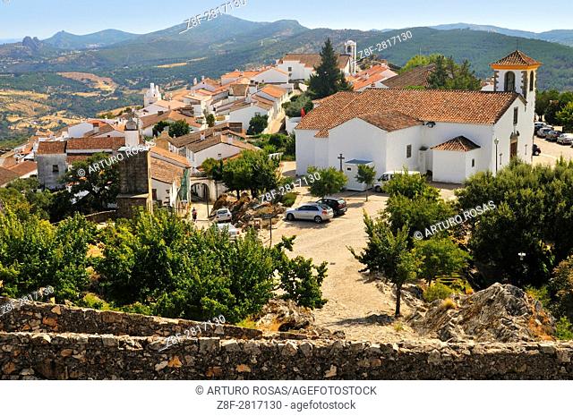 A view of the Town Museum from the castle. Marvão, Alentejo, Portugal