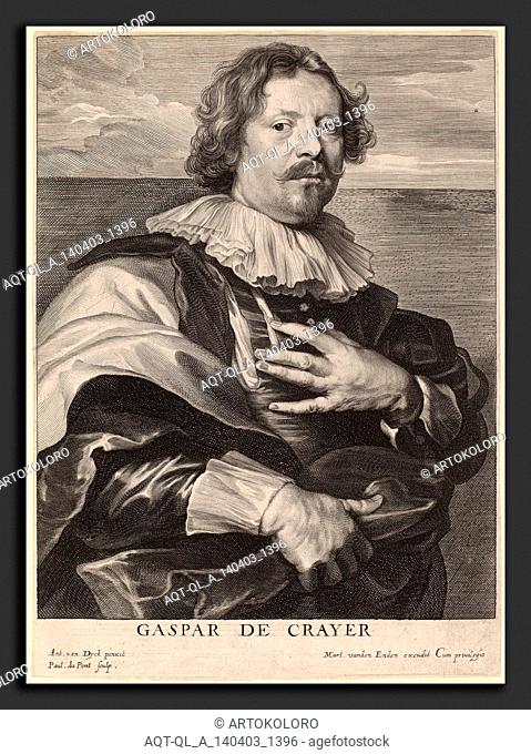 Paulus Pontius after Sir Anthony van Dyck, Gaspar de Crayer, Flemish, 1603 - 1658