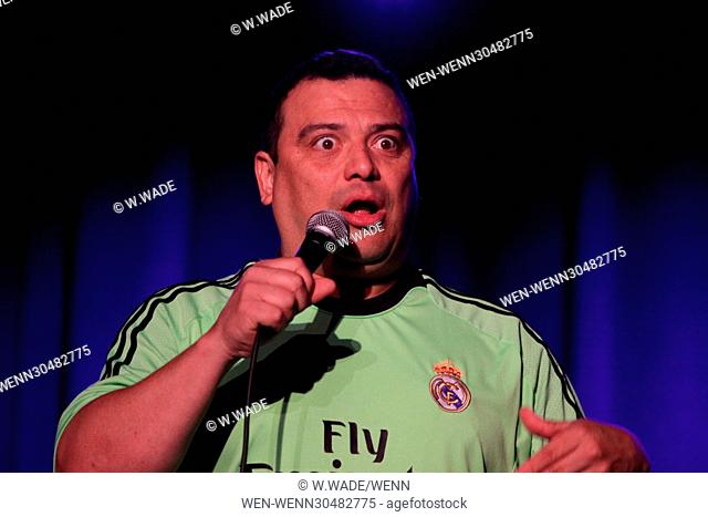 Comedian Carlos Mencia performing at the Valley Forge Casino & Resort, at the Event Center in Valley Forge, Pennsylvania