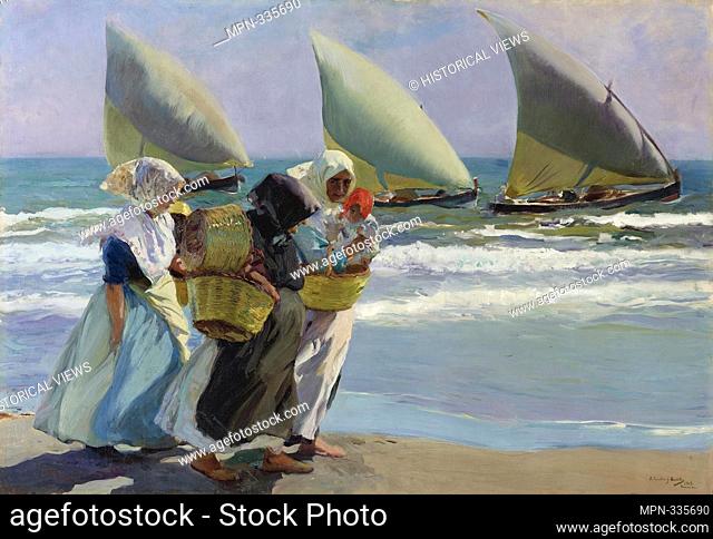 "Three Sails"
Joaquin Sorolla Y Bastida - Oil On Canvas - 1903