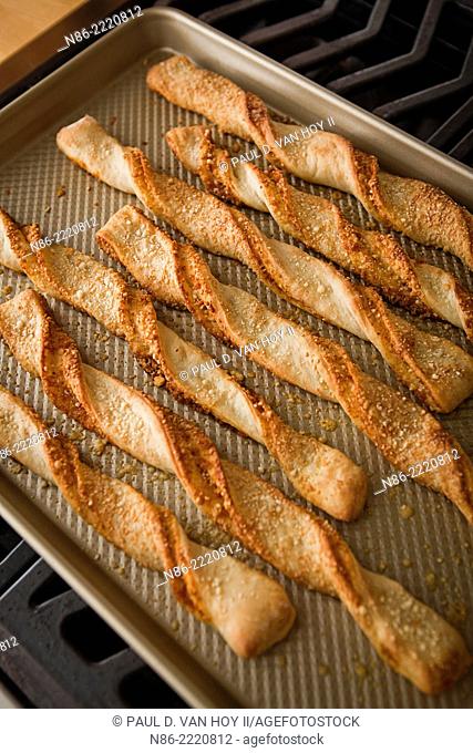 cheesy twisted breadsticks