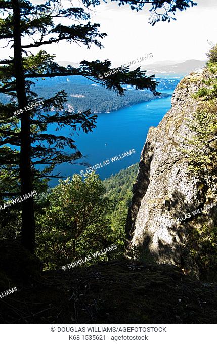 view from Mount Maxwell, Saltspring Island, British Columbia, Canada