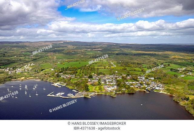 Marina of Mountshannon, sailing paradise, Lough Derg Lake, River Shannon, County Clare, Ireland