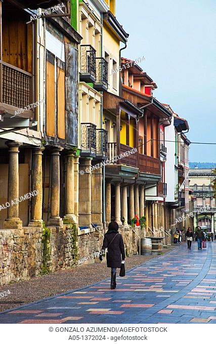 Galiana Street  Aviles  Asturias  Spain