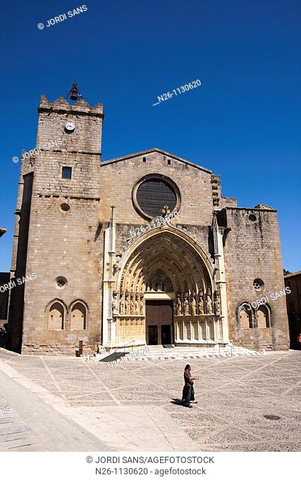 Santa Maria's basilica  XIII-XV centuries  Gothic  Spain, Catalonia, Girona province, Alt Empordà, Castelló d'Empúries
