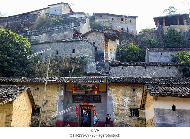 Peng ancestral hall, dubbed as 'Mini Potala Palace, Yingde county, Qing Yuan, China