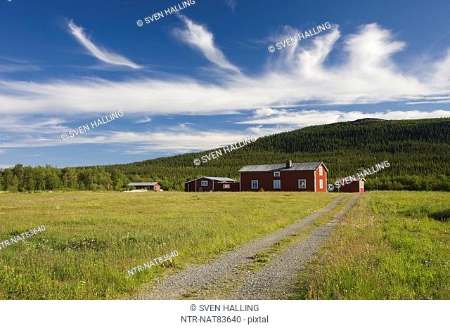 Cim, a farm and mountains, Harjedalen, Sweden