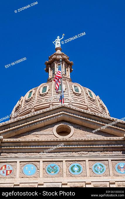 The Texas State Capitol Building In the city of Austin, Texas and the seat of Travis County. It is the 11th-most populous city in the United States