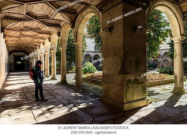 The Cemetery Cloister of The Mosteiro de Tibaes. The Monastery of Saint Martin of Tibaes, ancient Mother House of the Portuguese