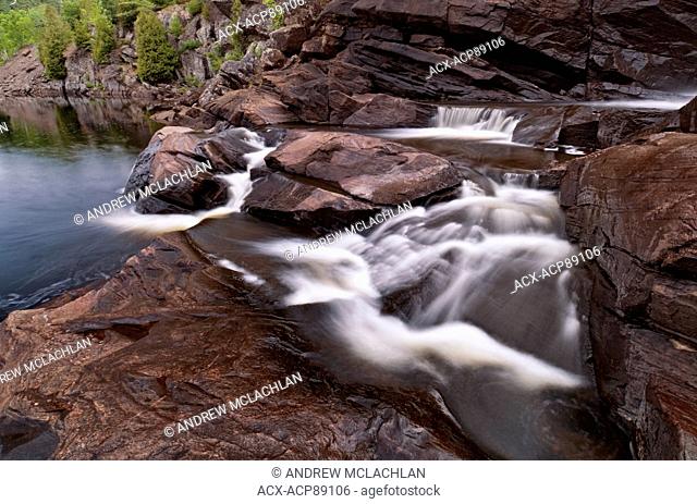 High Falls on the Muskoka River in Muskoka near Bracebridge, Ontario, Canada