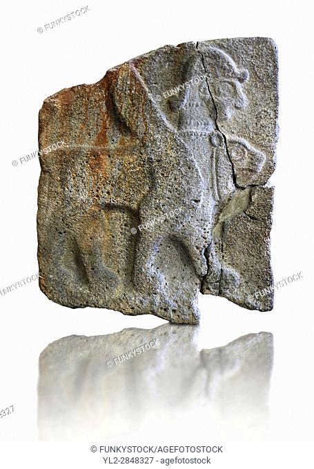 9th century BC stone Neo-Hittite/ Aramaean Orthostats from Palace Temple of the Aramaean city of Tell Halaf in northeastern Syria close to the Turkish border