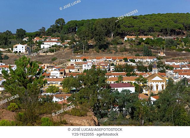 Panoramic view, La Zarza, Huelva-province, Huelva, Spain