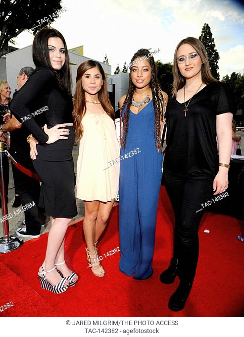 Gypsy Otero, Chelsey Amaro, Kiana Brown and Sarah Moore attend the Janoskians: Untold and Untrue premiere at the Bruin Theatre on August 25th