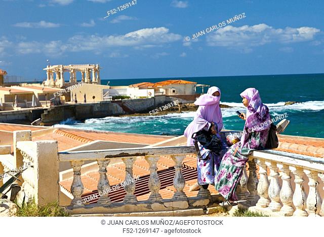 Montaza Palace and Gardens, City of Alexandria, Egypt, Mediterranean Sea