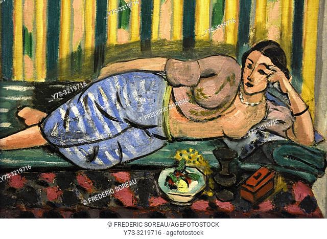 Odalisque au coffret rouge, 1927, by Henri Matisse, Henri Matisse Museum in Nice, Alpes Maritimes, South France
