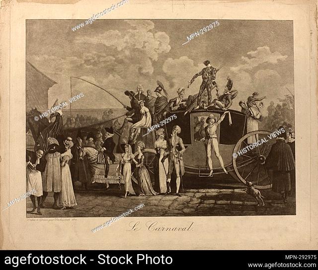 Author: Philibert Louis Debucourt. The Carnival - Philibert Louis Debucourt French, 1755-1832. Etching on paper. 1775'1832. France