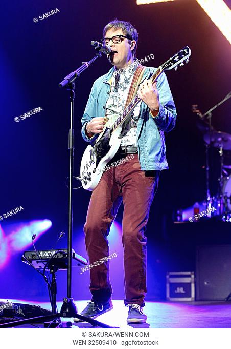 Weezer performing at Manchester O2 Apollo Featuring: Weezer, Rivers Cuomo Where: Manchester, United Kingdom When: 25 Oct 2017 Credit: Sakura/WENN.com