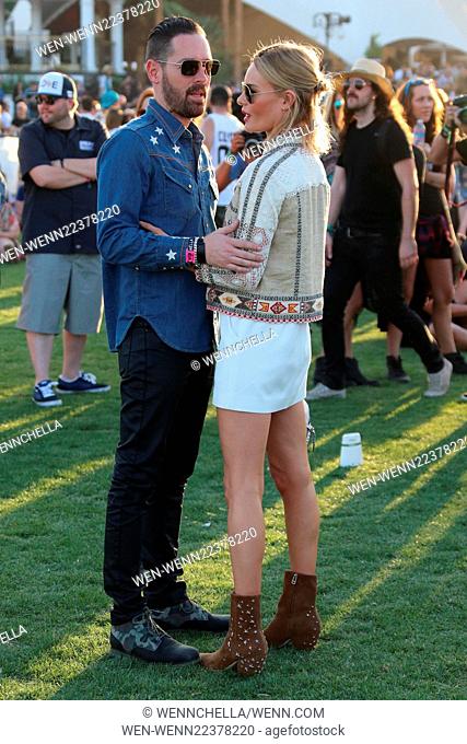 Coachella 2015 - Week 1 - Day 1 - Celebrity Sightings and Performances Featuring: Kate Bosworth, Michael Polish Where: Los Angeles, California