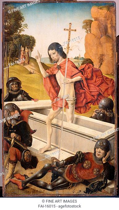 The Resurrection of Christ. Master of the Virgo inter Virgines (active End of 15th cen. ). Oil on wood. Early Netherlandish Art