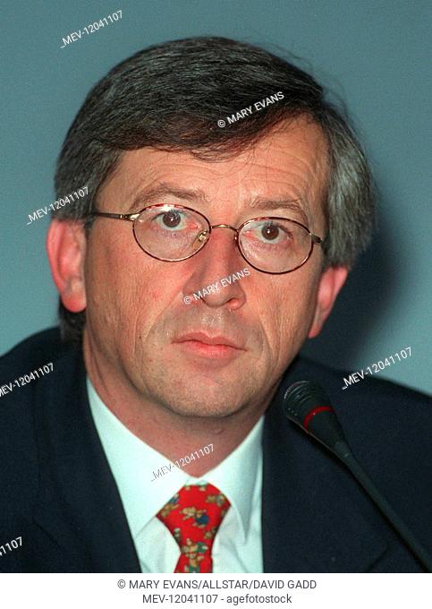 Jean-Claude Juncker Prime Minister Of Luxembourg 17 December 1997