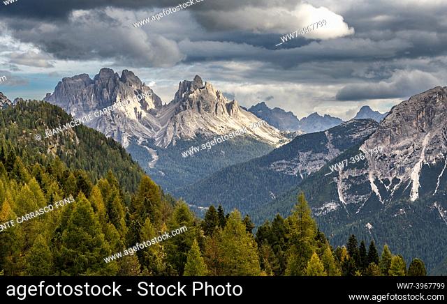 Cima Cadin di San Lucano and della Neve, Veneto, Dolomites, Italian Alps