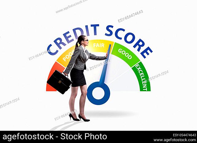The businesswoman trying to improve credit score