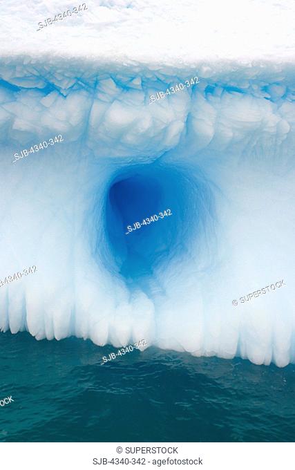 Hole in an Iceberg